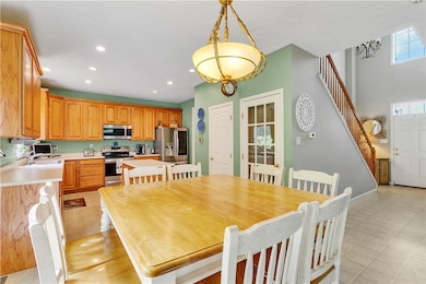 Plenty of cabinets and countertops in the expansiv