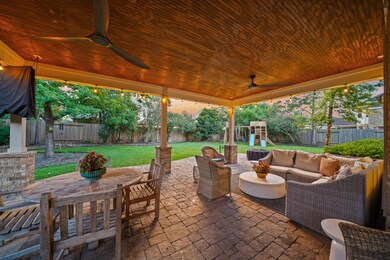 Relaxing covered, outdoor Patio with plenty of roo
