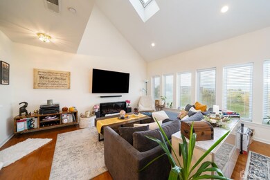 Living Room with views looking north towards the Outerbridge Crossing