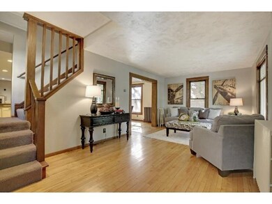The floor plan is well suited for entertaining and