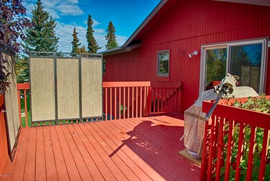 back deck and house