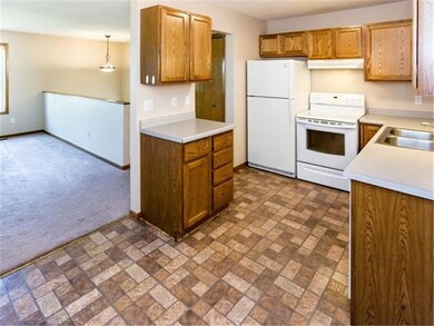Kitchen and dinette are open to the living room