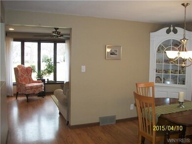 Dining Room Wonderful flow from dining room to liv