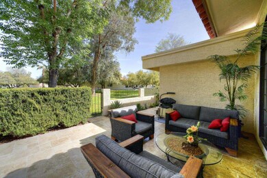 Huge back patio