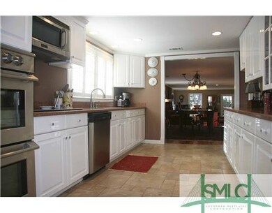 Kitchen. Large kitchen with double ovens, microwav