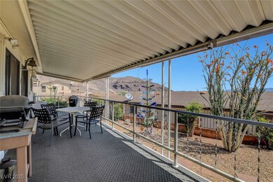 View of patio featuring outdoor dining area, a bal