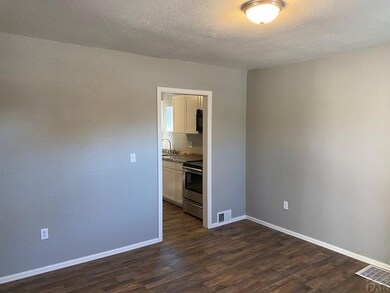 view to living room  from the front entry way