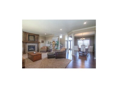Simulated Photo. Great Room, Formal Dining & Entry