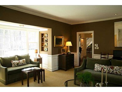 Living Room. Living room space enjoys plenty of li