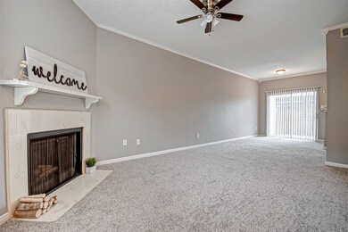 Wood burning fireplace, large great room is versat