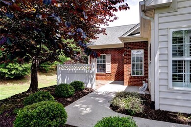 Private front patio