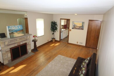 Spacious Living Room - hardwood floors