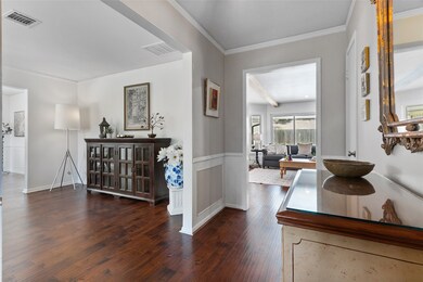 Formal entry to formal and den