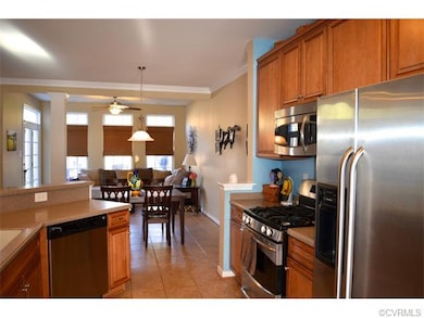 Gorgeous kitchen with stainless steel appliances a