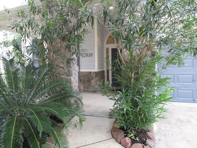 Front porch entry design, lovely landscaping