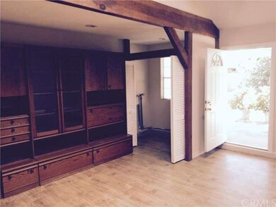 Laundry Space in converted garage space.