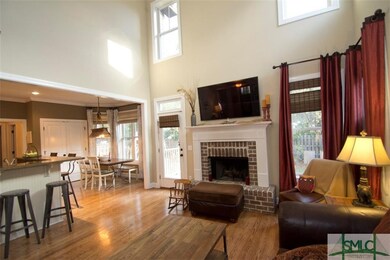 Very open concept for entertaining!  Kitchen, brea