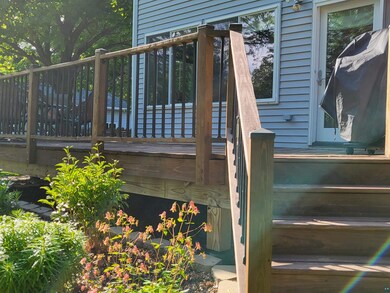 Approaching back door from deck.