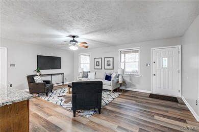 Open Concept. Freshly painted.