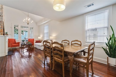 Spacious sitting and dining rooms feature gorgeous
