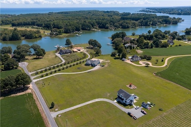 Bird's eye view of a large body of water