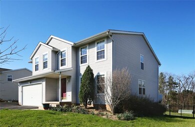 Home is constructed of maintenance free vinyl sidi