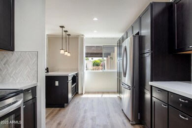 Extended kitchen