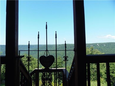 Beautiful views from the rear covered deck.