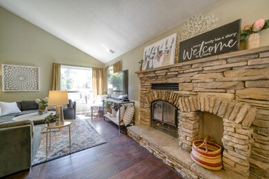 Gorgeous fireplace