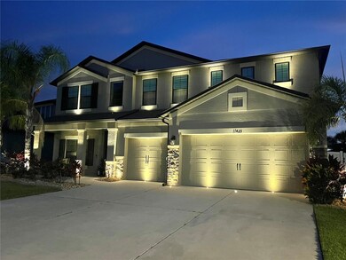 Lighting comes on at dusk