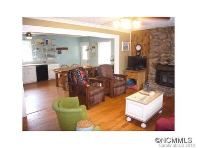 Living room to kitchen