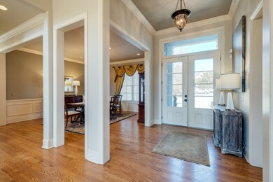 The formal Dining Room is to the left as you walk in and is conveniently located next to the kitchen. 