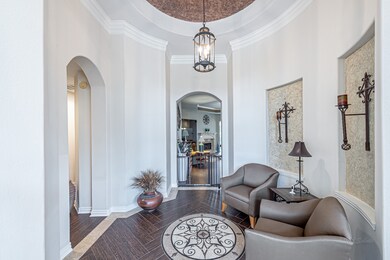Rotunda Foyer with view to Family Room
