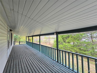 View of deck