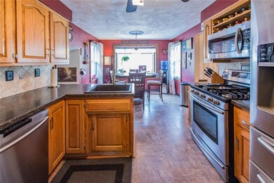 The 18x11 Kitchen has Updated Flooring, Newer Stai