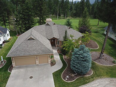 Aerial front of home