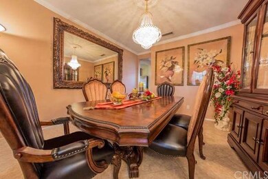 The expansive formal dining room accommodates a la