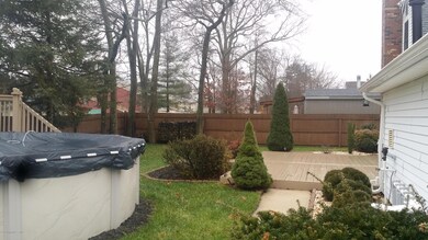 Back Yard with Deck & Above Ground Pool