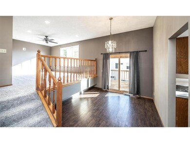 Formal Dining Room that walks out to deck.