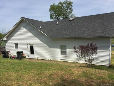 Rear view of home and new addition that was added 