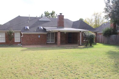 Private Backyard. Wood Fencing.  Extra Brick Pavin