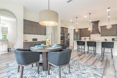 Breakfast nook overlooking the kitchen