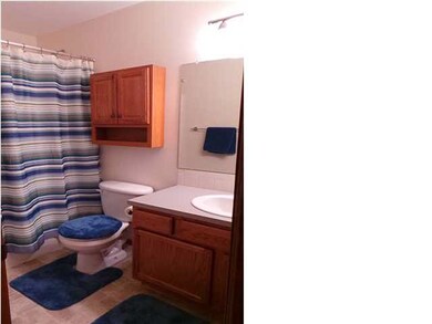 Main floor bathroom is bright and airy!