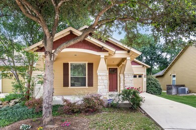 Craftsman-style home with cooling unit, concrete 
