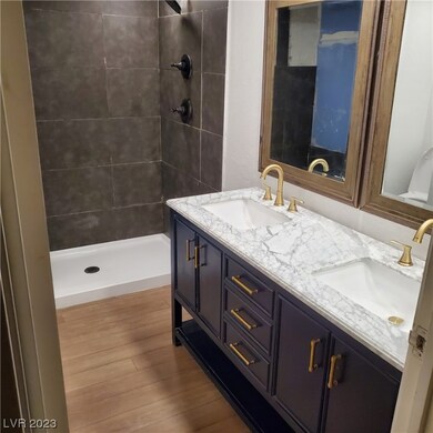 Hall bathroom in the process of being remodeled.