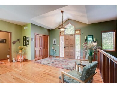 Front entry way that opens up to the living room a