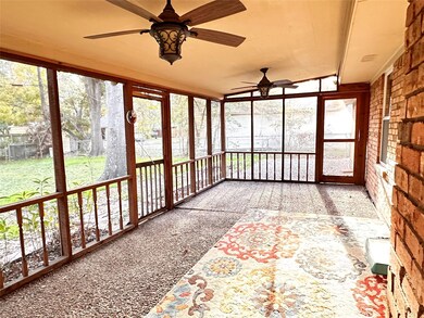 Screened patio