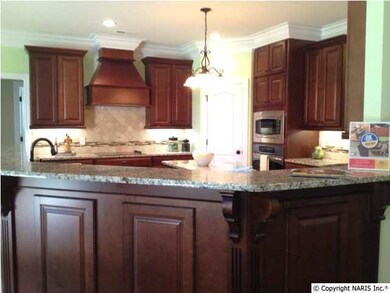 Very open to the gathering and amazing views from your kitchen.
