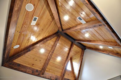 Wood ceiling great room