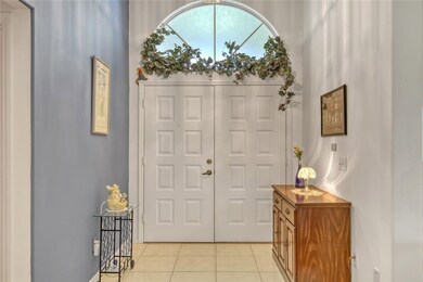WELCOMING TILED FOYER